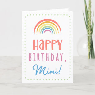 Mimi誕生日カード カード