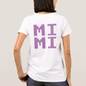 MIMI -ハハ Tシャツ (裏面)