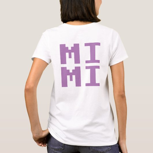 MIMI -ハハ Tシャツ (裏面)