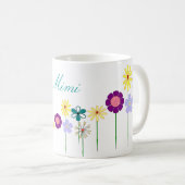 Mimi -彼女のための明るい花 コーヒーマグカップ (正面右)