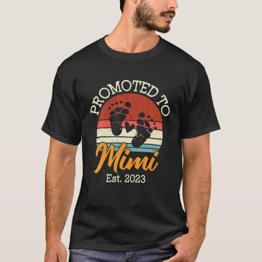 Mimi 2023妊娠を発表に昇進した女性 tシャツ (正面)