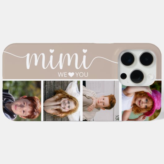 Mimi 4 写真 Case-Mate iPhoneケース (裏面 (横))