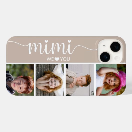 Mimi 4 写真 Case-Mate iPhoneケース (裏面 (横))