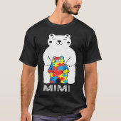 Mimi Bear Autism Awareness Tシャツ (正面)