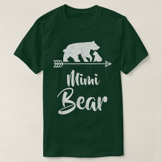 Mimi Bear Matching Family Christmas Costume Tシャツ (デザイン正面)