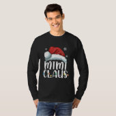 Mimi Claus Shirt Christmas Pajama Family Matching Tシャツ (正面フル)