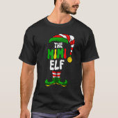 Mimi Elf Pajama Matching Group Christmas Holiday G Tシャツ (正面)