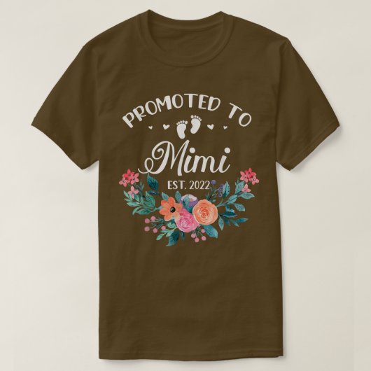 Mimi Est 2022女性初の花に昇格 Tシャツ (デザイン正面)