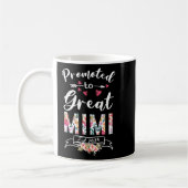 Mimi Est 2024マザーズ素晴らしデイフラワーへ コーヒーマグカップ (左)