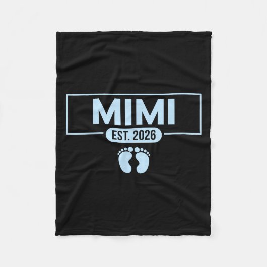 Mimi Est 2026ベビー発表New Mimi フリースブランケット (正面)