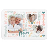 Mimi Ever最高の Grandkidsの写真コラージュ マグネット (横)