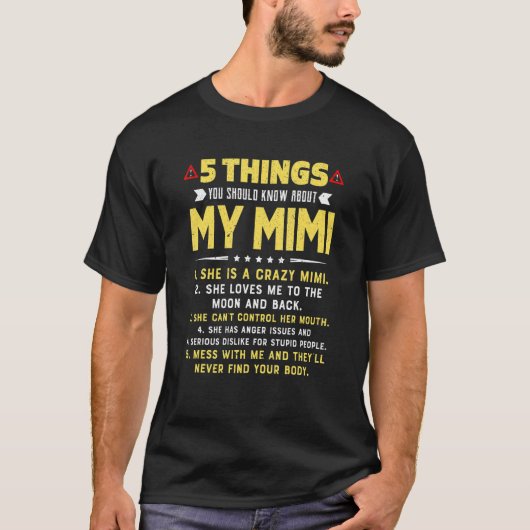 Mimi Grandkidsについて知っておくべきこと5つ Tシャツ (正面)
