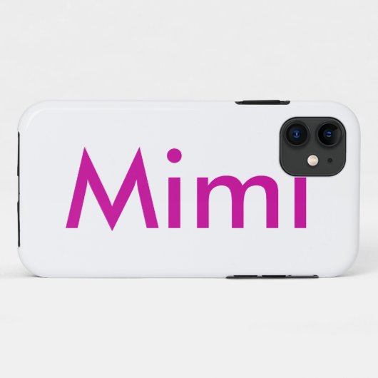 Mimi iPhoneの場合 Case-Mate iPhoneケース (裏面(横))