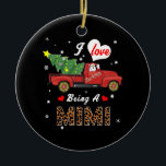 Mimi Lover | I Love Being A Mimi Christmas Tree セラミックオーナメント<br><div class="desc">Mimi Lover | I Love Being A Mimi Christmas Tree</div>