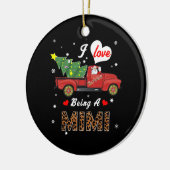 Mimi Lover | I Love Being A Mimi Christmas Tree セラミックオーナメント (左)