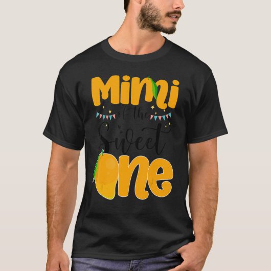 Mimi Of The Sweet One Mango Fruit Theme 1st Birthd Tシャツ (正面)