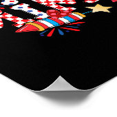 Mimi Sungles Usa Flag Fireworks Patriotic 4th Of J ポスター (角)