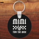 Mimi Two The Bone Skeleton Hand 2nd Birthday Boy G キーホルダー (正面)