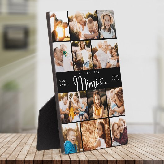 MIMI WEラブユーハートDIYフモダンォトコラージュ フォトプラーク