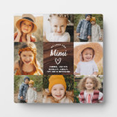 Mimi We Love Youハートウッドフォトコラージュ フォトプラーク (正面)