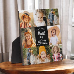 Mimi We Love Youハートモダンコラージュ フォトプラーク<br><div class="desc">The Mimi We Love Youハートコラージュモダンプラークは、あなたの祖母への愛を示すパーソナライズされた感動と贈り物である。美しくデザインされたプラークは、ハート型の写真コラージュを備え、家族の写真をレイアウトで追加できお気に入りのるこモダンとができるスタイリッシュ。心のこもった「We Love You,  Grandma」のメッセージが目立って表示され、誕生日や母の日など特別な機会に最適な記念品となる。永遠の思い出を生み出して、この一種類のフォトコラージュのプラークとあなたの絆を。</div>