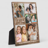 Mimi We Love You Grandkids 6 Photo 素朴 Wood フォトプラーク (側面)