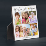 Mimi We Love You Grandkids Names 6 Photo Collage フォトプラーク<br><div class="desc">Mimi We Love You | Grandkids 6 Photo Collage Plaque -- Make your own 6 picture frame  personalized with 4 favorite grandchildren photos and names.	
Makes a treasured keepsake gift for grandmother for birthday, mother's day, grandparents day and other special days.</div>