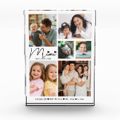 Mimi We Love You Grandkids Names Collage 6 フォトブロック (正面)