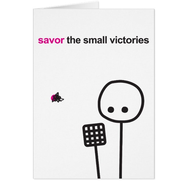 Mimieカード-おもしろい及び笑い/はえ (正面)