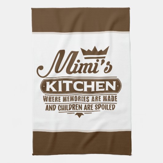 MiMi's kitchen word art  キッチンタオル (縦)