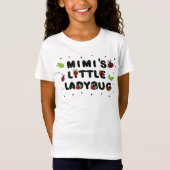 Mimi's Little Ladybug – かわいい Tシャツ (正面)