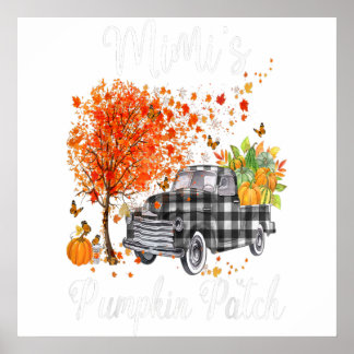 Mimis Pumpkin Patch Truck Art、Mimi Happy ポスター