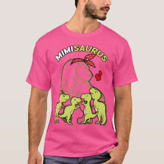 Mimisaurus Mimi 4 Kids Daourus Mother'S Day Tシャツ