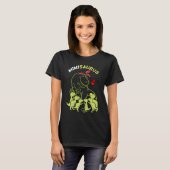 Mimisaurus Mimi 6 Kids Dinosaur Mother's Day Tシャツ (正面フル)