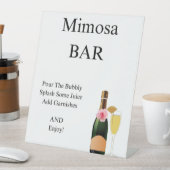 mimosaバーペデスタルブライダルシャワー/sの結婚サイン 台座サイン (インサイチュ)