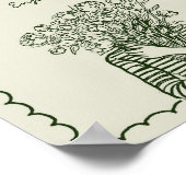 Mimosa Bar Fresh Off The Market Bridal Sign ポスター (角)