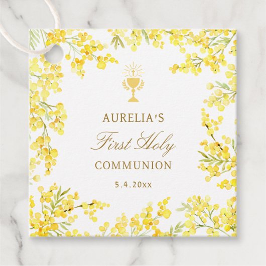 Mimosa First Communion フェイバータグ (正面)