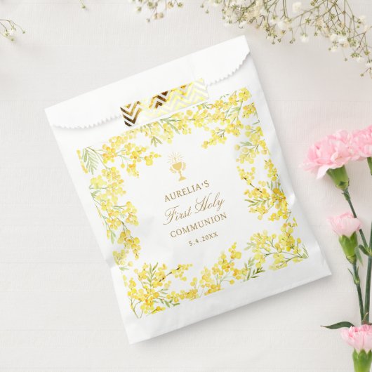 Mimosa First Communion フェイバーバッグ (封をした状態)