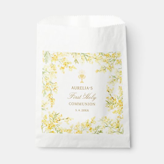 Mimosa First Communion フェイバーバッグ (正面)