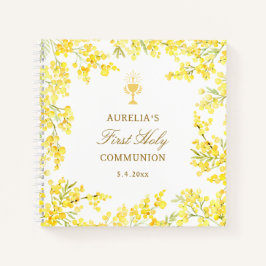 Mimosa First Communion Guest Book ノートブック