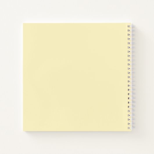 Mimosa First Communion Guest Book ノートブック (裏面)
