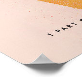 Mimosa Homebar：ピンクのレトロカクテルのポスター ポスター (角)