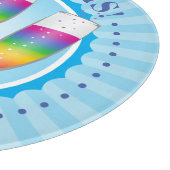 Mimosa Rainbow Champagne Glasses Cutting Board カッティングボード (角)