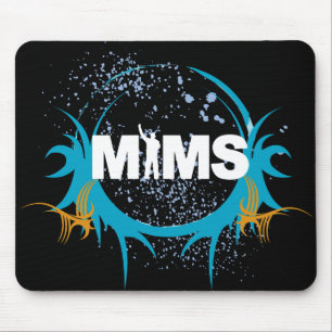 MIMSボタン-組み立てられるMIMSのロゴ-独占記事 マウスパッド
