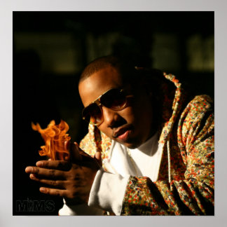 MIMSポスタープリント – 燃える手 ポスター