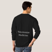 Min Jie Schoolのロゴ+Rehumanize Medicine long Tシャツ (裏面フル)