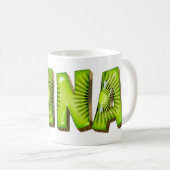 Mina Name Kiwi Style Tasse Teetasse Kaffeetasse コーヒーマグカップ (正面右)