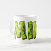 Mina Name Kiwi Style Tasse Teetasse Kaffeetasse コーヒーマグカップ (正面左)