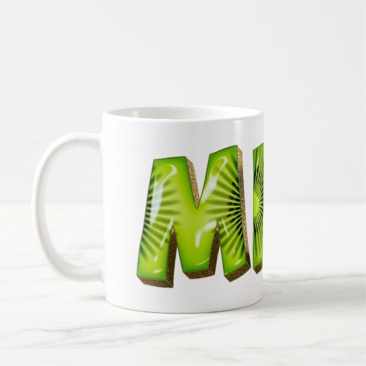 Mina Name Kiwi Style Tasse Teetasse Kaffeetasse コーヒーマグカップ (左)