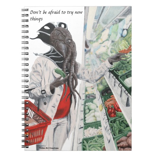 Mind Flayerスーパーファンタジースパイラルノート ノートブック (正面)